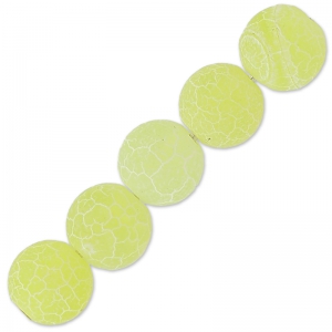Perline Cracked Agata 6 mm Narciso x15