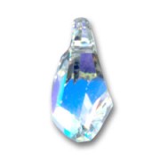 Swarovski Polygon Drop 6015 17 mm Crystal AB x1