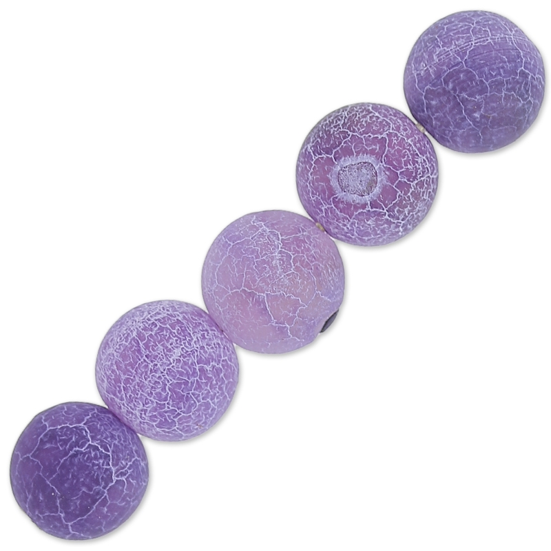 Perline In Agata Druzy Naturale Blu, Forate, 8-10-12 Mm Per Gioielli Fai Da Te