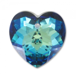 Cuore Swarovski 6215 18 mm Cristallo Bermuda Blue x1