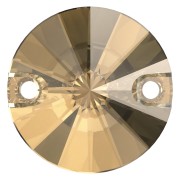 Cabochon - Distanziatori - Swarovski 3200 12 mm Crystal Golden Shadow x1