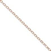 Catena forçat d'oro rosa da 2,2 mm x 1 m