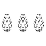 Swarovski 6007 7x4 mm Crystal Golden Shadow gocce x8