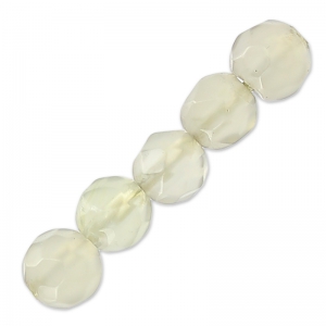 Perline Rotonde sfaccettate, agata dipinta 4 mm Black Diamond x20