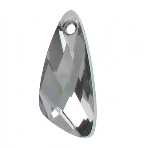 Pendente Ala Swarovski 6690 23 mm Crystal Silver Night x1