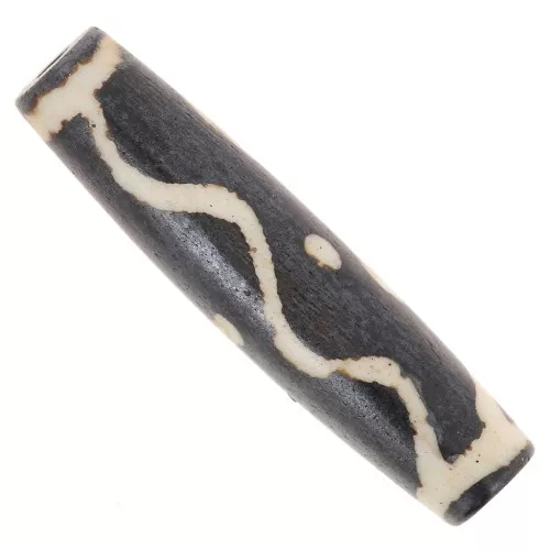 Perla a forma di oliva decorata 32x8 mm x5