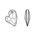 Cuore Swarovski Asymetrical 6261 17 mm Crystal AB x1