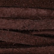 Laccetto camoscio mm. 3x1 vinaccia x m. 2