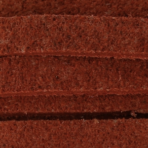 Laccetto camoscio mm. 5x2.20 Rosso x m. 2