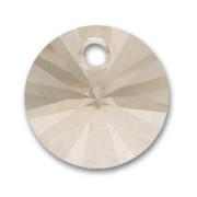Swarovski 6428 6 mm Crystal Silver Shade Pendente x1