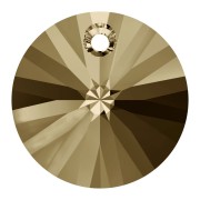 Swarovski 6428 8 mm Crystal Golden Shadow Pendente x1|raw }}