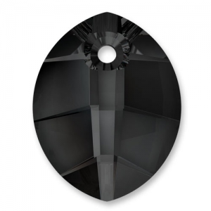 Pure Leaf Swarovski 6734 23 mm Jet x1
