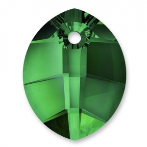 Pure Leaf Swarovski 6734 14 mm Verde muschio scuro x1