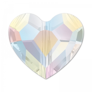 Love Bead Swarovski 5741 8 mm Crystal AB x1