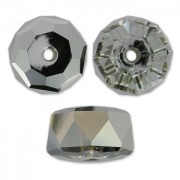 Swarovski 5045 8 mm Rondella notturna in cristallo argento x1