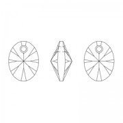 Ciondolo ovale Mni Swarovski 6028 10 mm Crystal x1