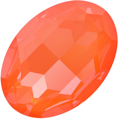 Cabochon Swarovski 4127 30x22 mm - Cristallo arancio elettrico x1