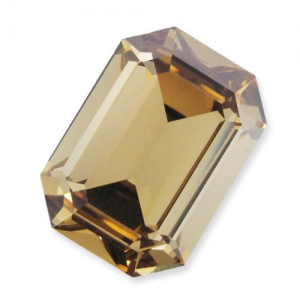 Cabochon Swarovski 4610 18x13 mm Crystal Golden Shadow x1