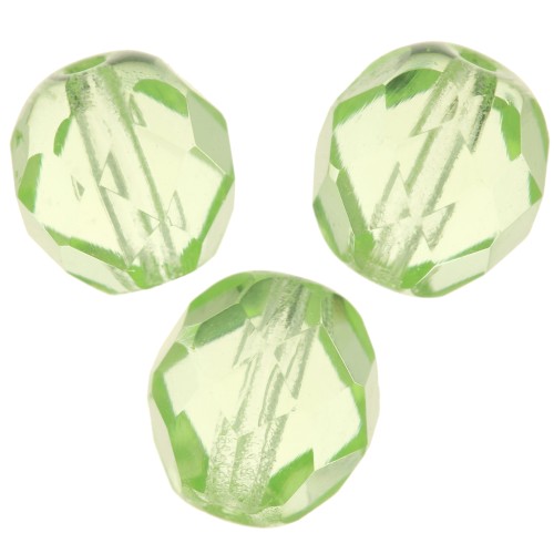 Sfaccettate mm 8 Peridot x20