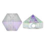 Perla esagonale Swarovski 5060 5,5 mm Crystal Paradise Shine x1