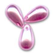 Gocce madreperlato mm. 6x10 Rose x20|raw }}