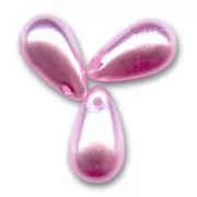 Gocce madreperlato mm. 6x10 Rose x20