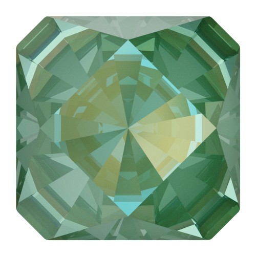 Cabochon Carré Swarovski 4499 6 mm Crystal Silky Sage Delite x1