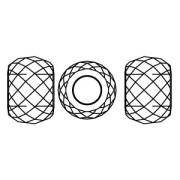 XXL Briolette Swarovski 5043 - Perla rotonda 11 mm Aquamarine Shimmer 2X x1