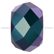 XL Swarovski 5042 Perla rondelle 6 mm - Jet Shimmer 2X x1