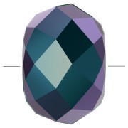 XL Swarovski 5042 Perla rondelle 8 mm - Jet Shimmer 2X x1|raw }}