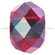 XL Swarovski 5042 Perla rondelle 8 mm - Scarlet Shimmer 2X x1|raw }}