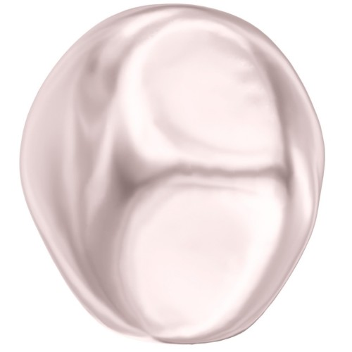 Barocco perlato Swarovski 5841 perla rotonda irregolare 12 mm - Perla Rosaline x1
