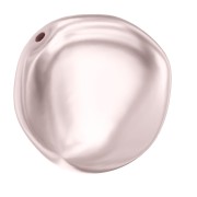 Perla barocca perlata Swarovski 5842 irregolare piatta 14 mm Perla Rosaline x1