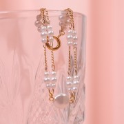 Perla barocca Swarovski 5842 irregolare 10 mm Perla bianca x1