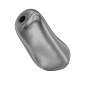 Barocco perlato Swarovski 5844 Perla ovale irregolare 10 mm Perla grigio scuro x1