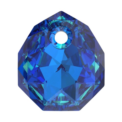 Swarovski 6436 Majestic Pendente 9 mm - Cristallo blu Bermuda x1