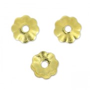 Coppette fiori 3 mm en Gold filledi x20