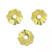 Coppette fiori 3 mm en Gold filledi x20