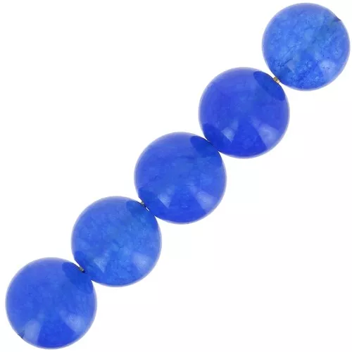 Perline Agata Blu mm. 8 x10