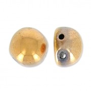 Cabochon 2 fori 6 mm Capri Gold x20|raw }}
