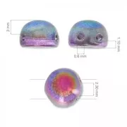Cabochon 2 fori 6 mm Capri Gold x20