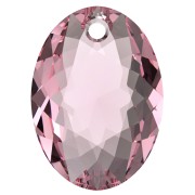 Pendente Swarovski 6438 Elliptic Cut Pendant 9 mm - Light Rose x1|raw }}