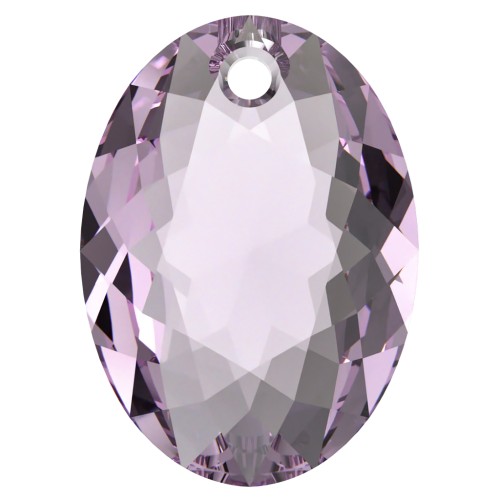 Pendente Swarovski 6438 Elliptic Cut Pendant 9 mm - Light Amethyst x1