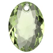 Pendente Swarovski 6438 Elliptic Cut Pendant 9 mm - Peridot x1|raw }}
