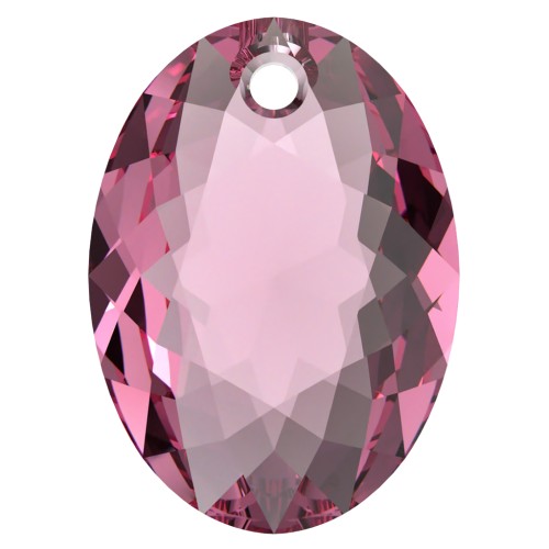 Pendente Swarovski 6438 Elliptic Cut Pendant 11.5 mm - Rose x1
