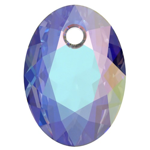 Pendente Swarovski 6438 Elliptic Cut Pendant 11.5 mm - Crystal AB x1