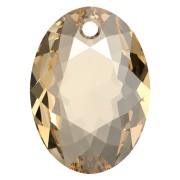 Pendente Swarovski 6438 Elliptic Cut Pendant 11.5 mm - Crystal Golden Shadow x1