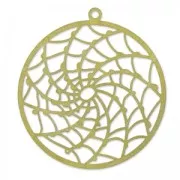 Pendenti leggeri acchiappasogni 31 mm ottone grezzo x4