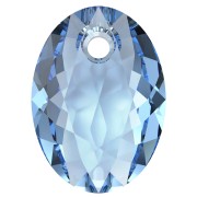 Pendente Swarovski 6438 Elliptic Cut Pendant 11.5 mm - Reinvented Cool Blue  x1|raw }}