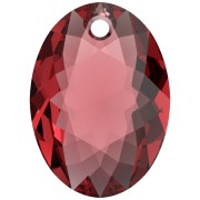 Pendente Swarovski 6438 Elliptic Cut Pendant 16 mm - Scarlet x1